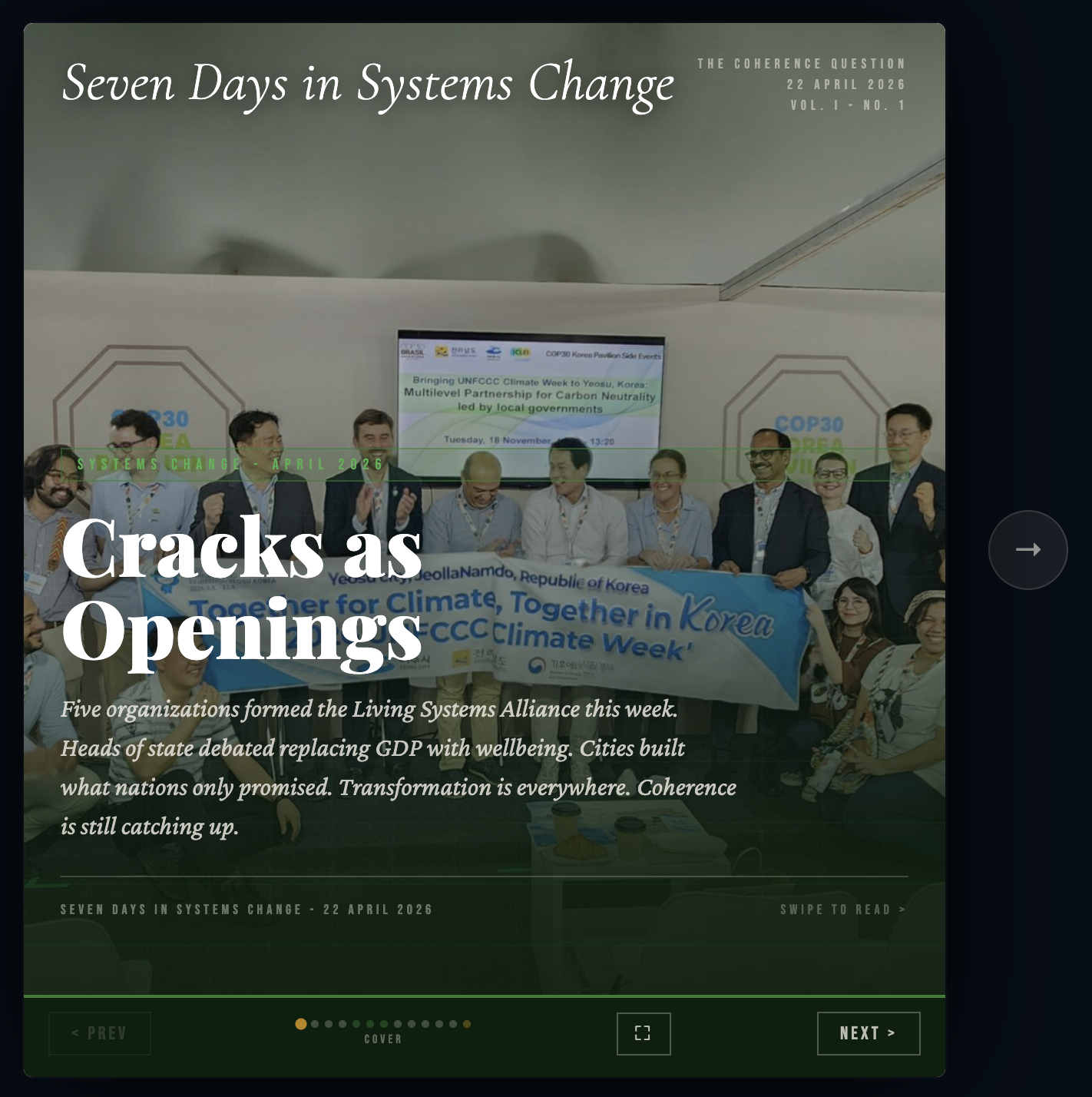 Hawkeye Magazine - Systems Change April 2026 Brief